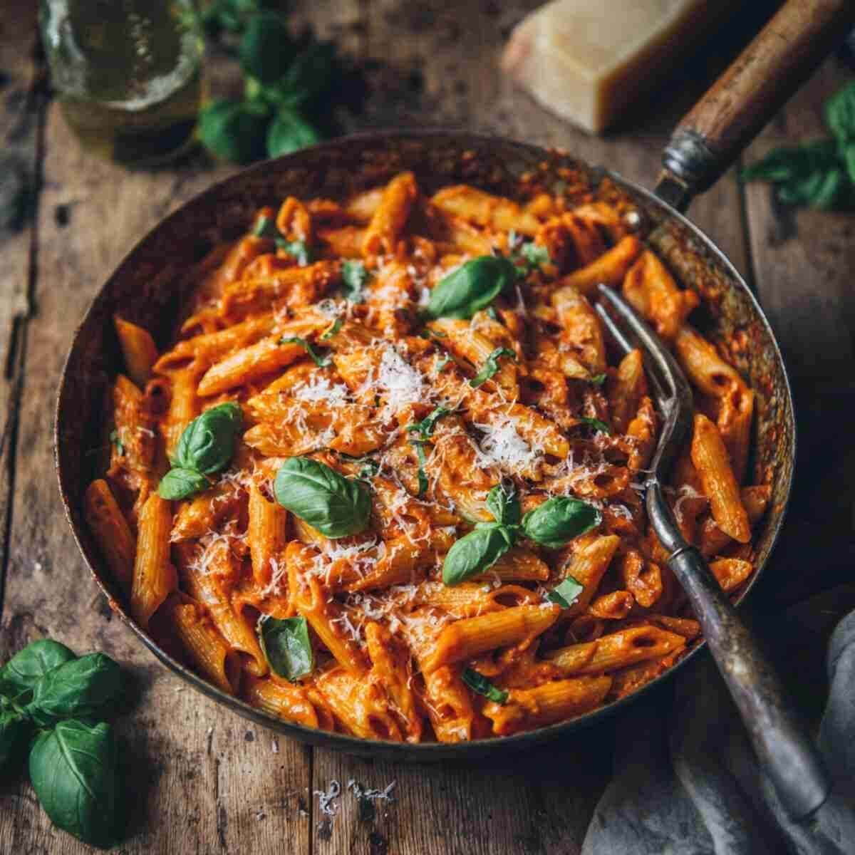 This all-in-one creamy tomato basil pasta is flavorful, comforting, and ready in no time for a relaxed weeknight dinner.